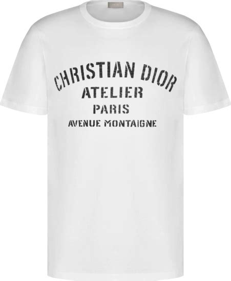 t shirt dior atelier|dior atelier t shirt.